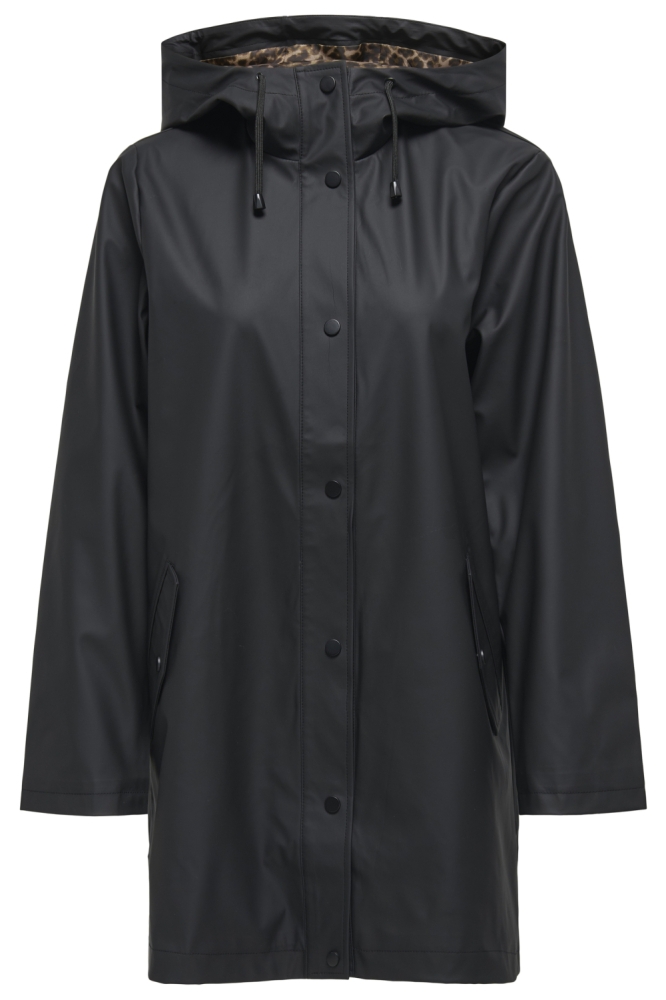 ONLNEWMARIE RAINCOAT CC OTW 15265846 Black/LEO